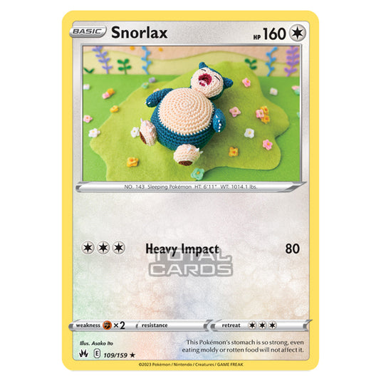 Pokemon - Sword & Shield - Crown Zenith - Snorlax - 109/159