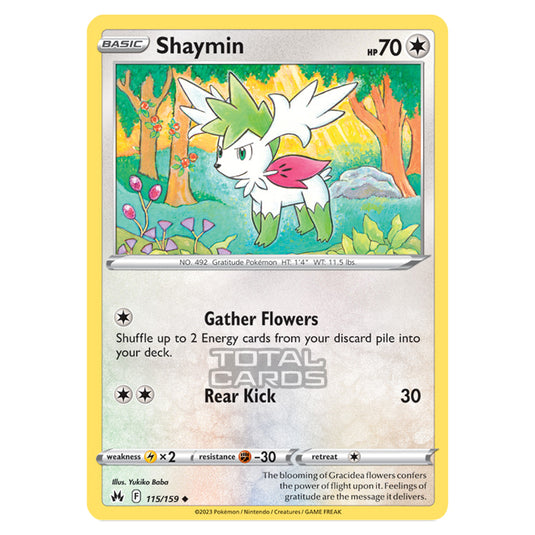 Pokemon - Sword & Shield - Crown Zenith - Shaymin - 115/159