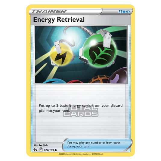 Pokemon - Sword & Shield - Crown Zenith - Energy Retrieval - 127/159