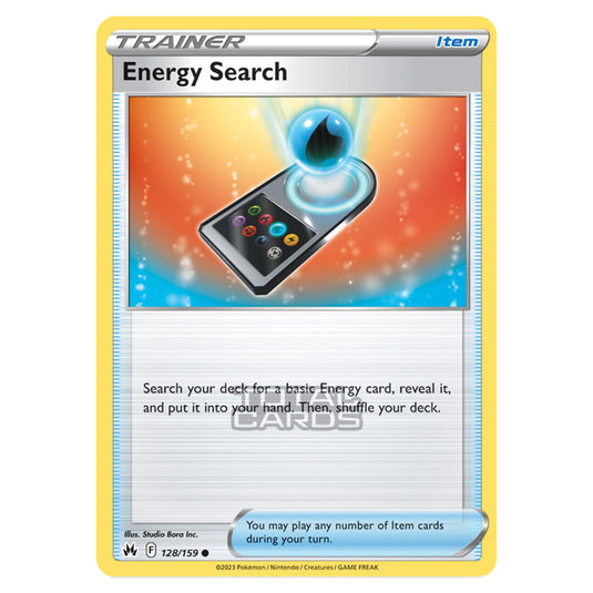 Pokemon - Sword & Shield - Crown Zenith - Energy Search - 128/159