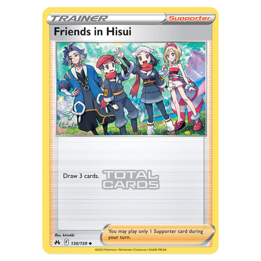 Pokemon - Sword & Shield - Crown Zenith - Friends in Hisui - 130/159