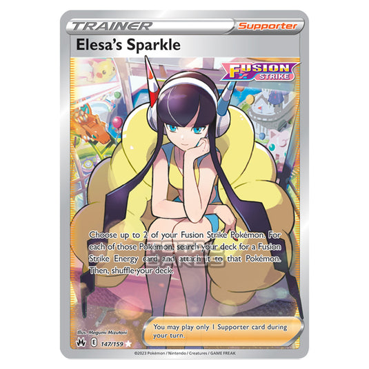 Pokemon - Sword & Shield - Crown Zenith - Elesa's Sparkle - 147/159