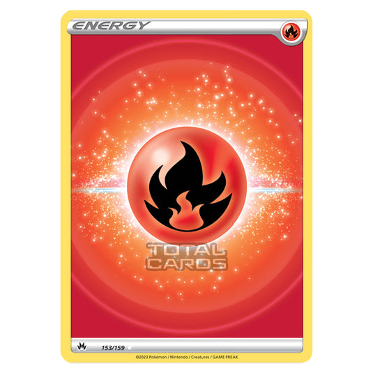 Pokemon - Sword & Shield - Crown Zenith - Fire Energy - 153/159