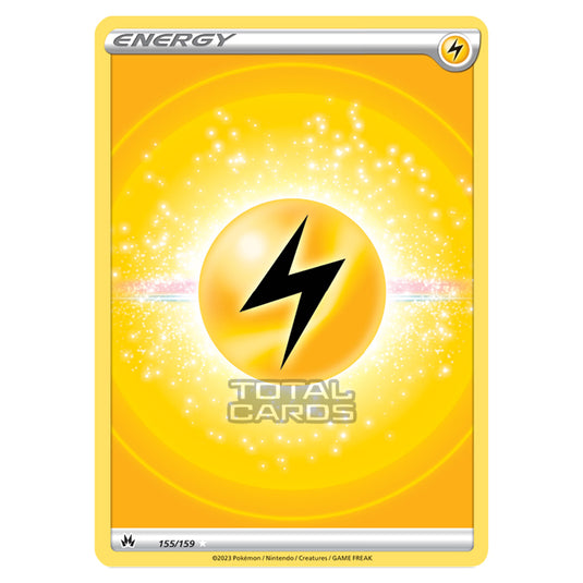 Pokemon - Sword & Shield - Crown Zenith - Lightning Energy - 155/159