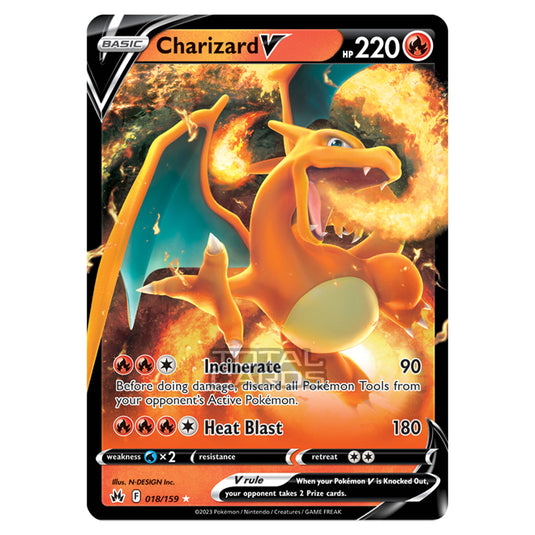 Pokemon - Sword & Shield - Crown Zenith - Charizard V - 18/159