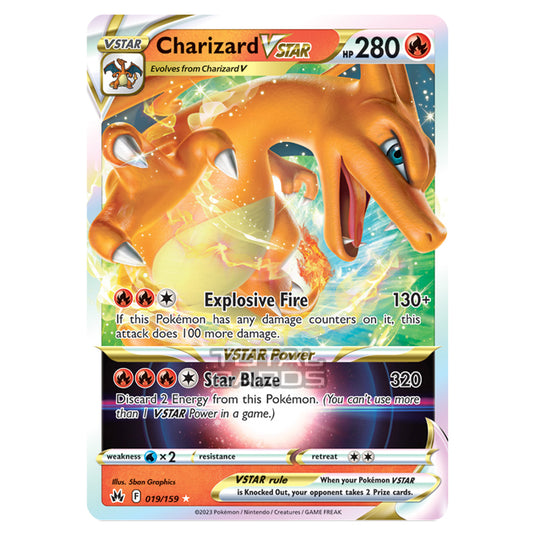 Pokemon - Sword & Shield - Crown Zenith - Charizard VSTAR - 19/159