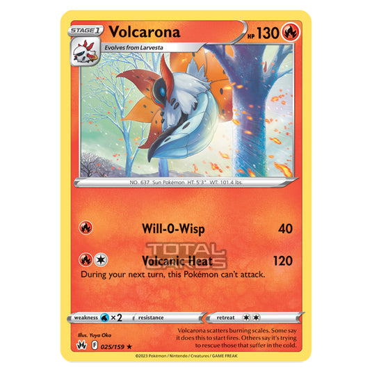 Pokemon - Sword & Shield - Crown Zenith - Volcarona - 25/159