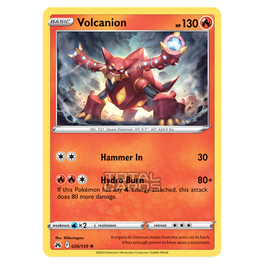 Pokemon - Sword & Shield - Crown Zenith - Volcanion - 26/159