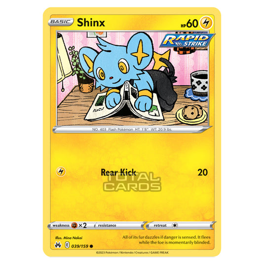 Pokemon - Sword & Shield - Crown Zenith - Shinx - 39/159