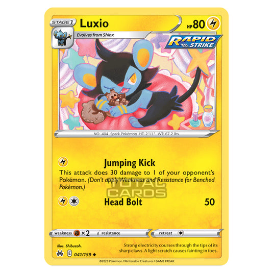 Pokemon - Sword & Shield - Crown Zenith - Luxio - 41/159