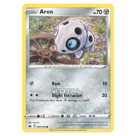 Pokemon - Sword & Shield - Crown Zenith - Aron - 87/159