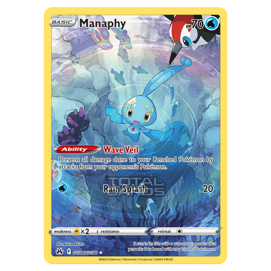 Pokemon - Sword & Shield - Crown Zenith - Manaphy - GG06/GG70