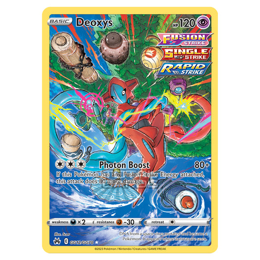 Pokemon - Sword & Shield - Crown Zenith - Deoxys - GG12/GG70