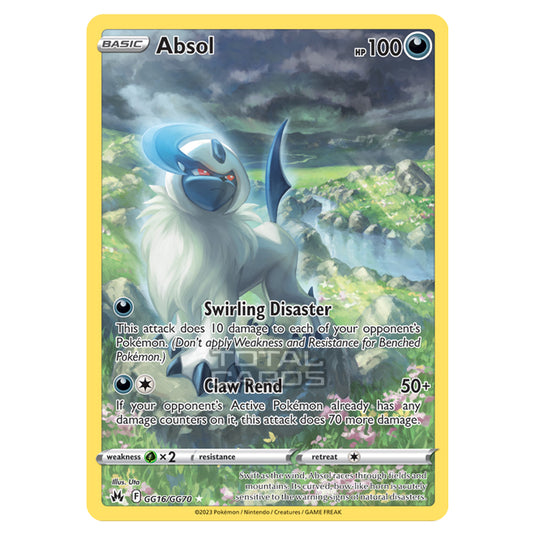 Pokemon - Sword & Shield - Crown Zenith - Absol - GG16/GG70