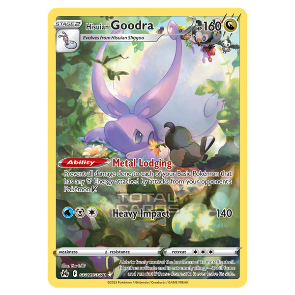 hisuian goodra pokemon card - Sword & Shield - Crown Zenith - Hardware Color:Gold your opponent takes 2 Pokemon Card 