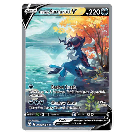 Pokemon - Sword & Shield - Crown Zenith - Hisuian Samurott V