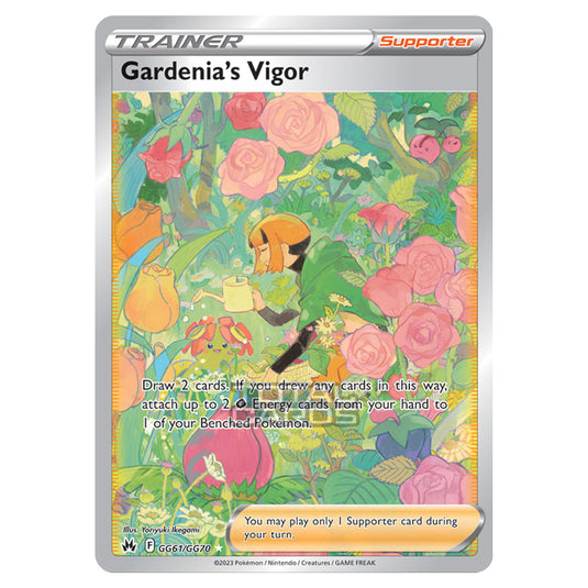 Pokemon - Sword & Shield - Crown Zenith - Gardenia's Vigor - GG61/GG70