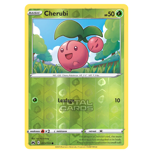 Pokemon - Sword & Shield - Crown Zenith - Cherubi - 11/159 - (Reverse Holo)