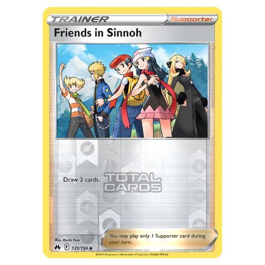 Pokemon - Sword & Shield - Crown Zenith - Friends in Sinnoh - 131/159 - (Reverse Holo)