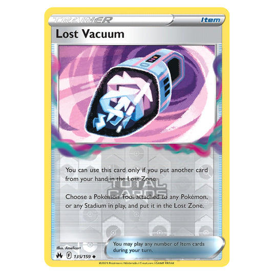 Pokemon - Sword & Shield - Crown Zenith - Lost Vacuum - 135/159 - (Reverse Holo)