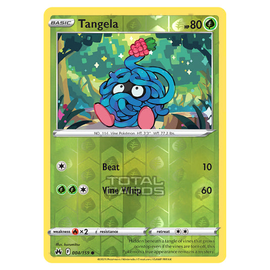 Pokemon - Sword & Shield - Crown Zenith - Tangela - 4/159 - (Reverse Holo)