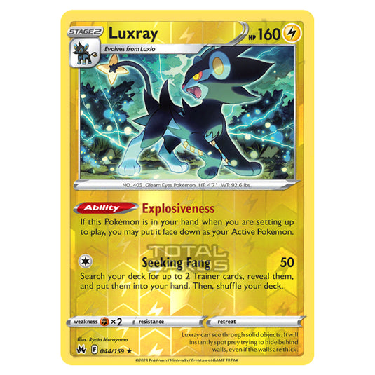 Pokemon - Sword & Shield - Crown Zenith - Luxray - 44/159 - (Reverse Holo)