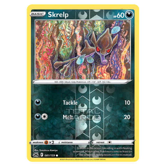 Pokemon - Sword & Shield - Crown Zenith - Skrelp - 81/159 - (Reverse Holo)