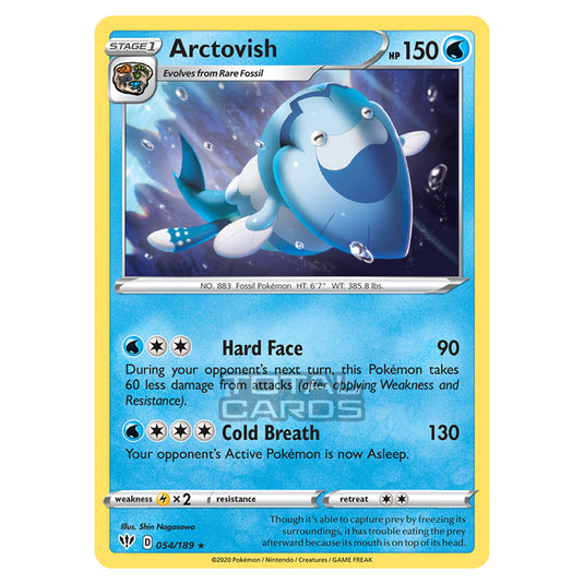 sword and shield darkness ablaze rare cards Pokemon - Sword & Shield - Darkness Ablaze - Arctovish