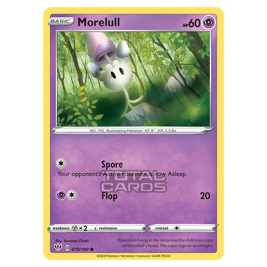 Pokemon - Sword & Shield - Darkness Ablaze - Morelull - 079/189