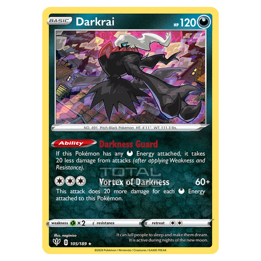 Pokemon - Sword & Shield - Darkness Ablaze - Darkrai - 105/189