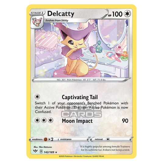 Pokemon - Sword & Shield - Darkness Ablaze - Delcatty - 142/189