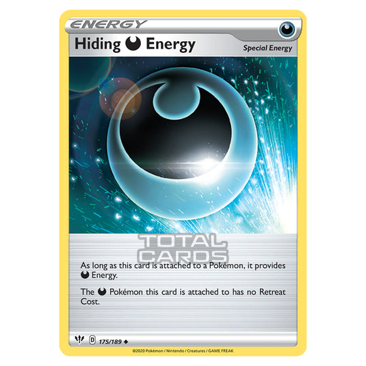 Pokemon - Sword & Shield - Darkness Ablaze - Hiding Darkness Energy - 175/189