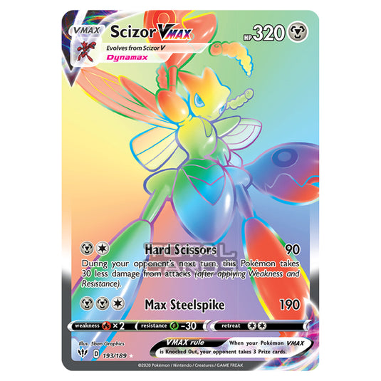 Pokemon - Sword & Shield - Darkness Ablaze - Scizor-VMAX - 193/189