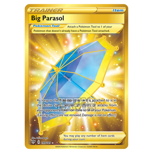 Pokemon - Sword & Shield - Darkness Ablaze - Big Parasol - 199/189