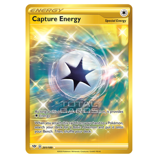 Pokemon - Sword & Shield - Darkness Ablaze - Capture Energy - 201/189