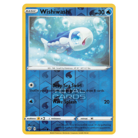 Pokemon - Sword & Shield - Darkness Ablaze - Wishiwashi - 050/189 - (Reverse Holo)