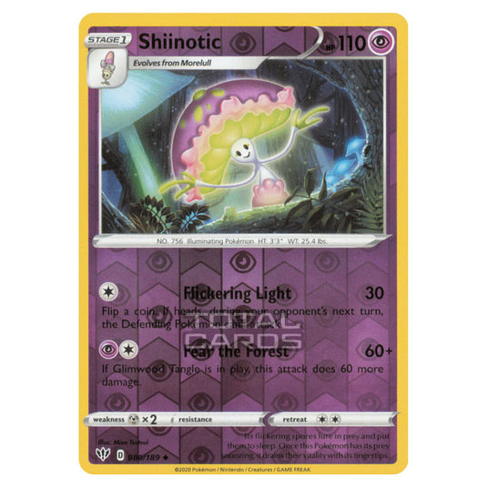 Pokemon - Sword & Shield - Darkness Ablaze - Shiinotic - 080/189 - (Reverse Holo)