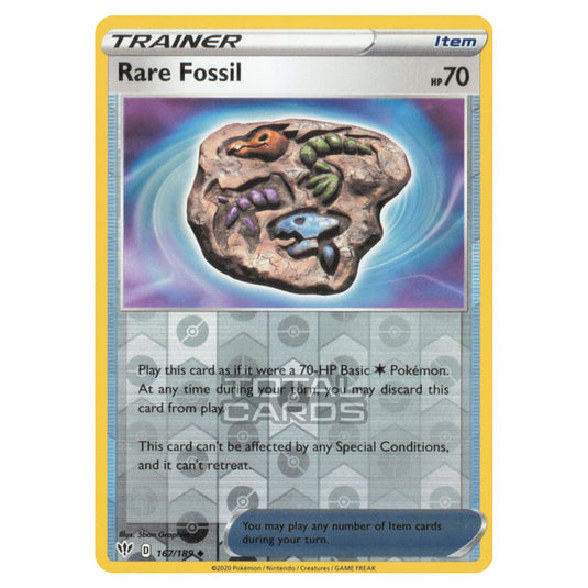 Pokemon - Sword & Shield - Darkness Ablaze - Rare Fossil - 167/189 - ( Pokemon - Sword & Shield - Darkness Ablaze - Rare Fossil - 167/189 - (