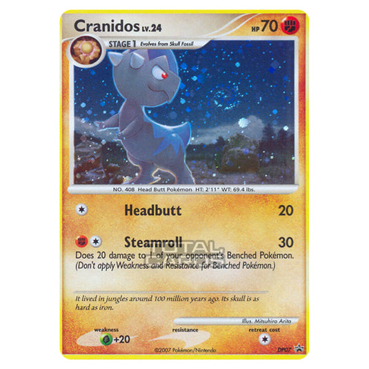 Pokemon - Diamond & Pearl - DP Black Star Promos - Cranidos - DP07