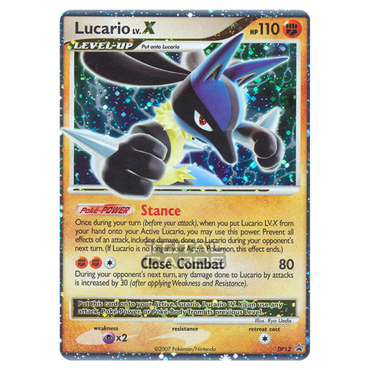 Pokemon - Diamond & Pearl - DP Black Star Promos - Lucario LV.X - DP12