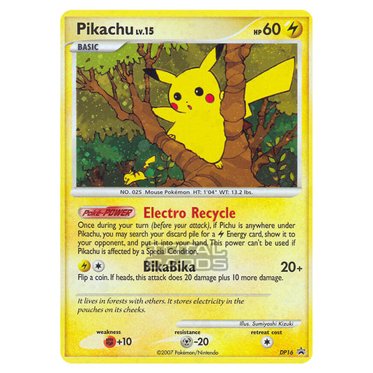 Pokemon - Diamond & Pearl - DP Black Star Promos - Pikachu - DP16