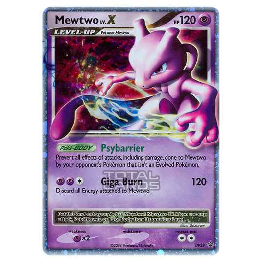 Pokemon - Diamond & Pearl - DP Black Star Promos - Mewtwo LV.X