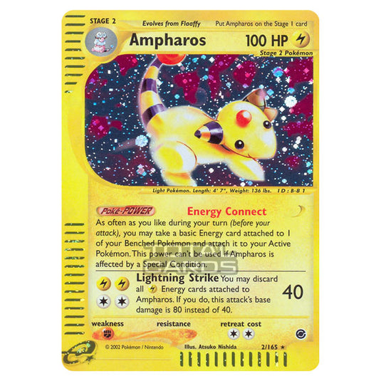 Pokemon - Expedition Base Set - Ampharos - 002/165