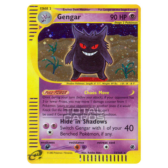 Pokemon - Expedition Base Set - Gengar - 013/165 Pokemon - Expedition Base Set - Gengar - 013/165