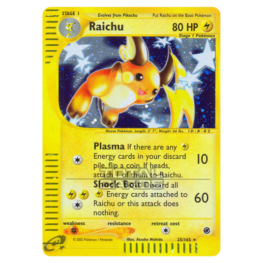 Pokemon - Expedition Base Set - Raichu - 025/165