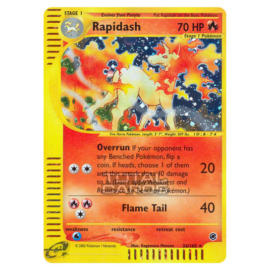 Pokemon - Expedition Base Set - Rapidash - 026/165