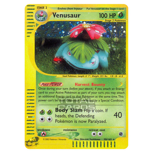 Pokemon - Expedition Base Set - Venusaur - 030/165