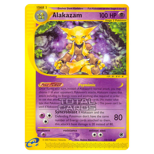 Pokemon - Expedition Base Set - Alakazam - 033/165