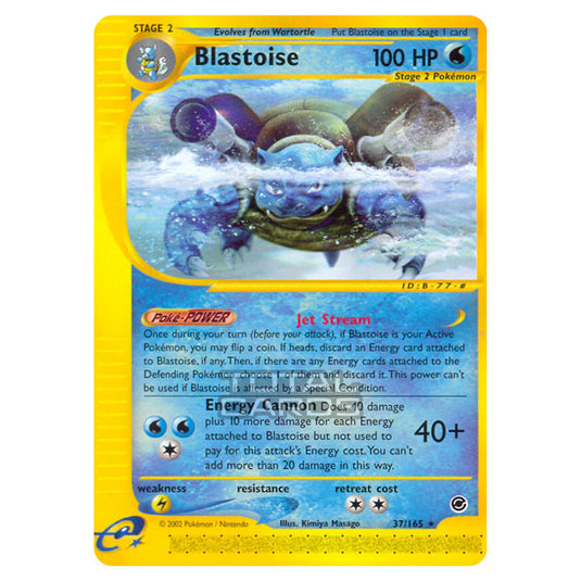 Pokemon - Expedition Base Set - Blastoise - 037/165