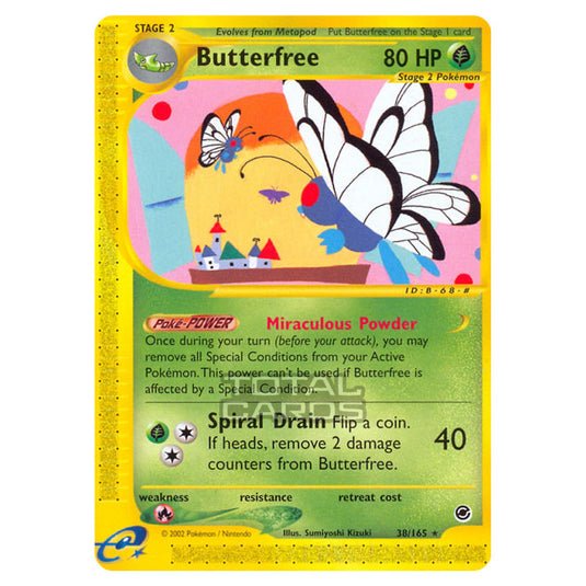 Pokemon - Expedition Base Set - Butterfree - 038/165